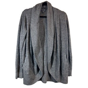 Barefoot Dreams Cardigan Womens L/XL CozyChic Lite Pockets Open Sweater 752 Cowl